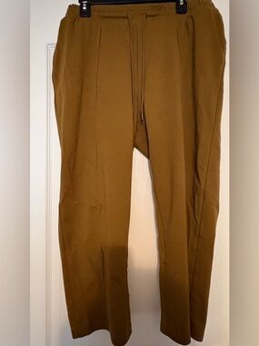 Casual Drawstring Pants in chestnut